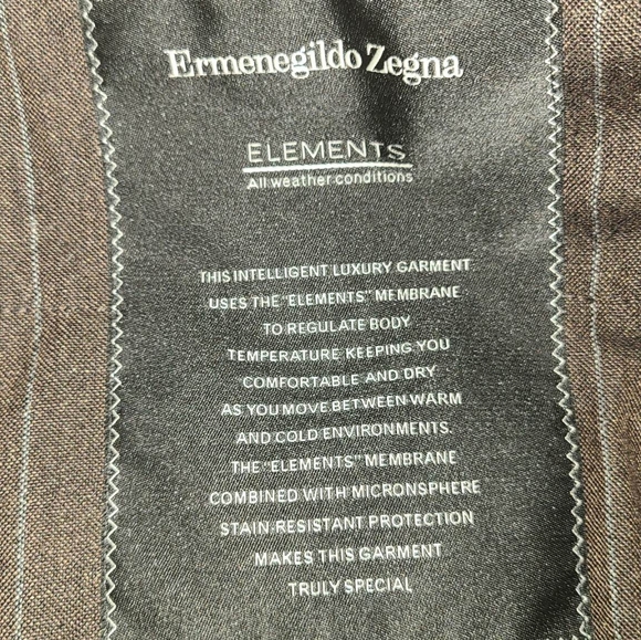 2008 Autumn/winter Ermenegildo Zegna elements Jacket 54xl - Picture 3 of 7